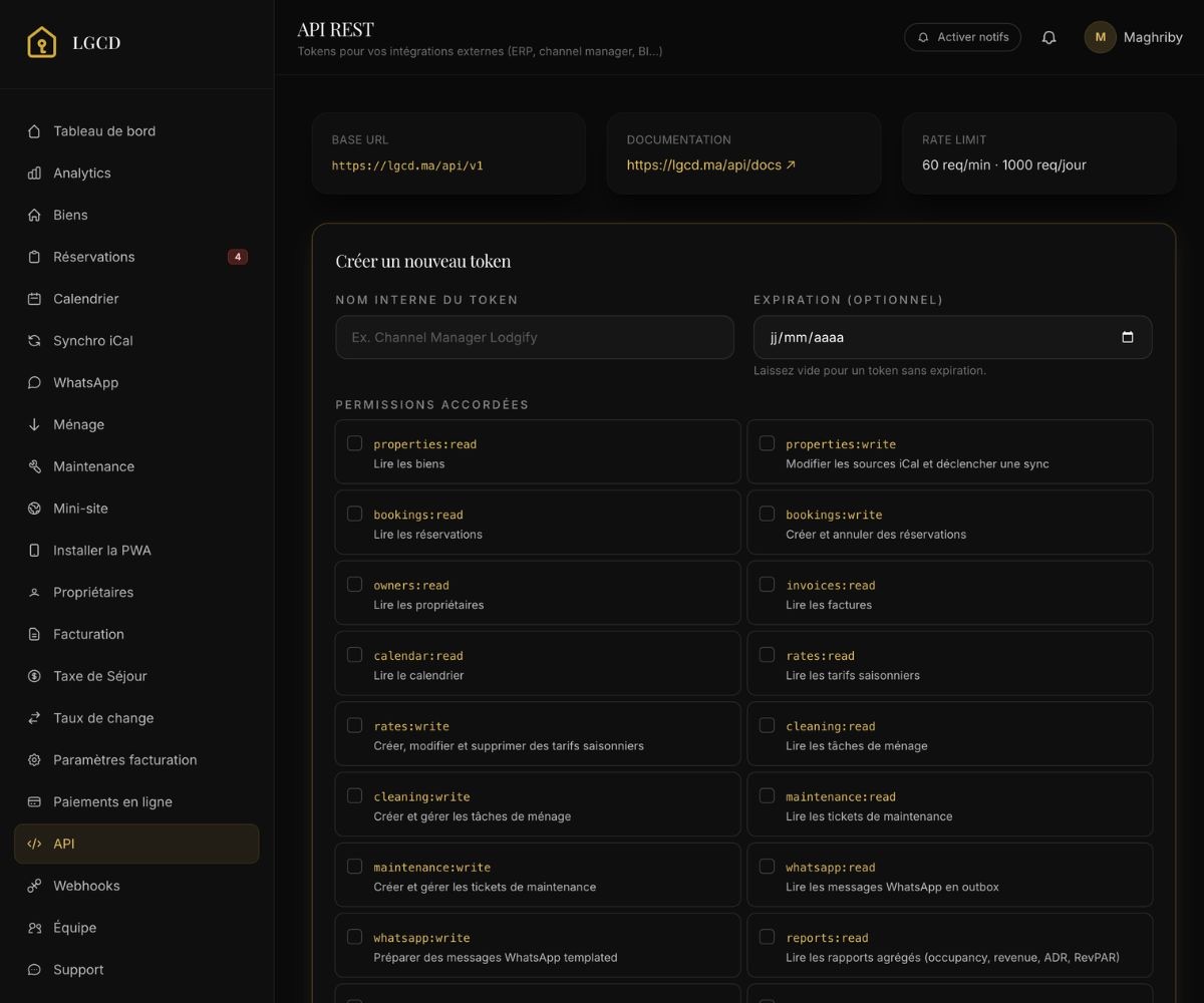 API REST & Webhooks
